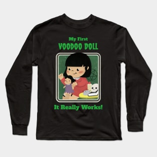 My First Voodoo Doll - Vintage Dark Humour Long Sleeve T-Shirt